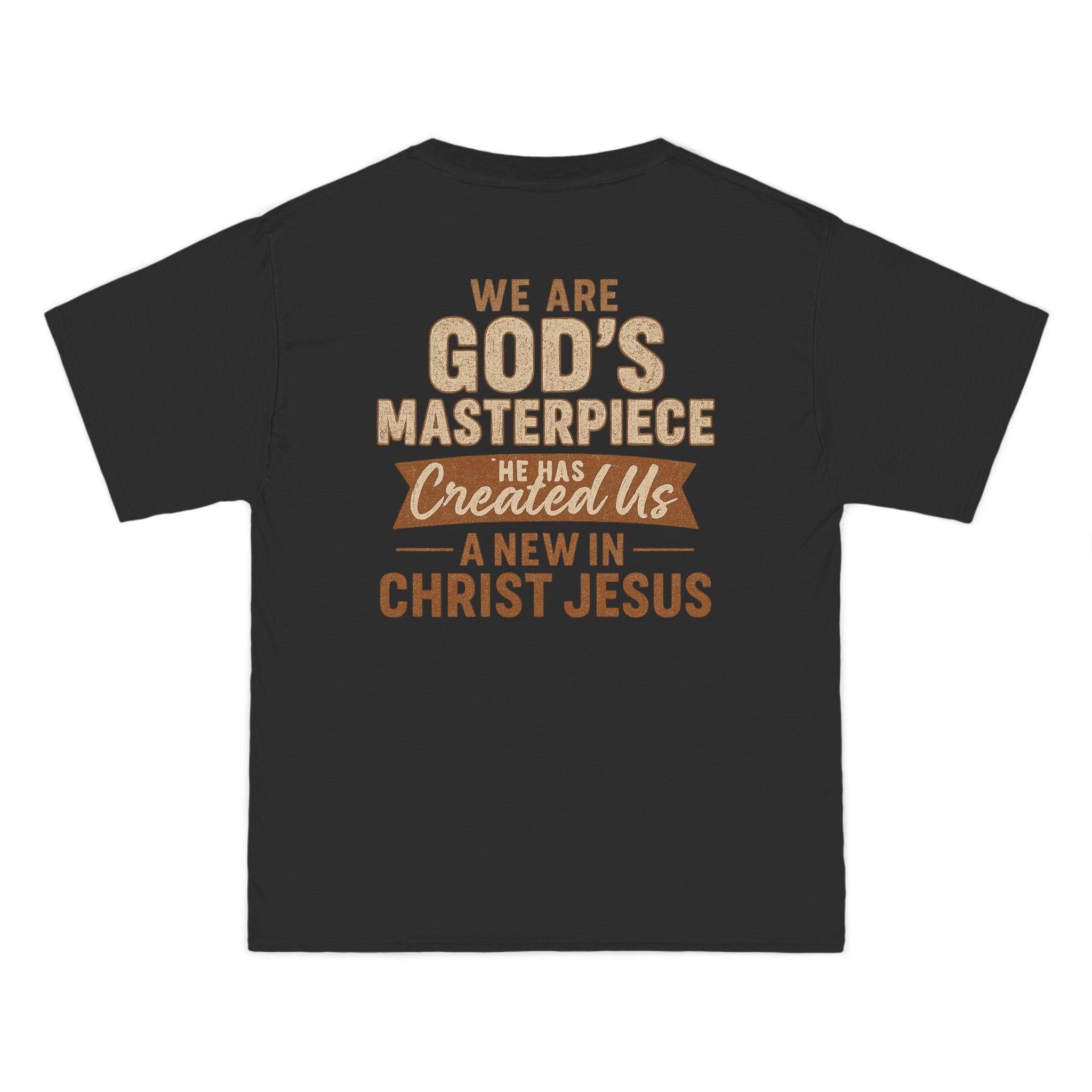 God's Masterpiece Short-Sleeve T-Shirt - Ephesians 2:10, Christian Apparel, Faith-Based Fashion, Christian Encouragement, Gift for Believers