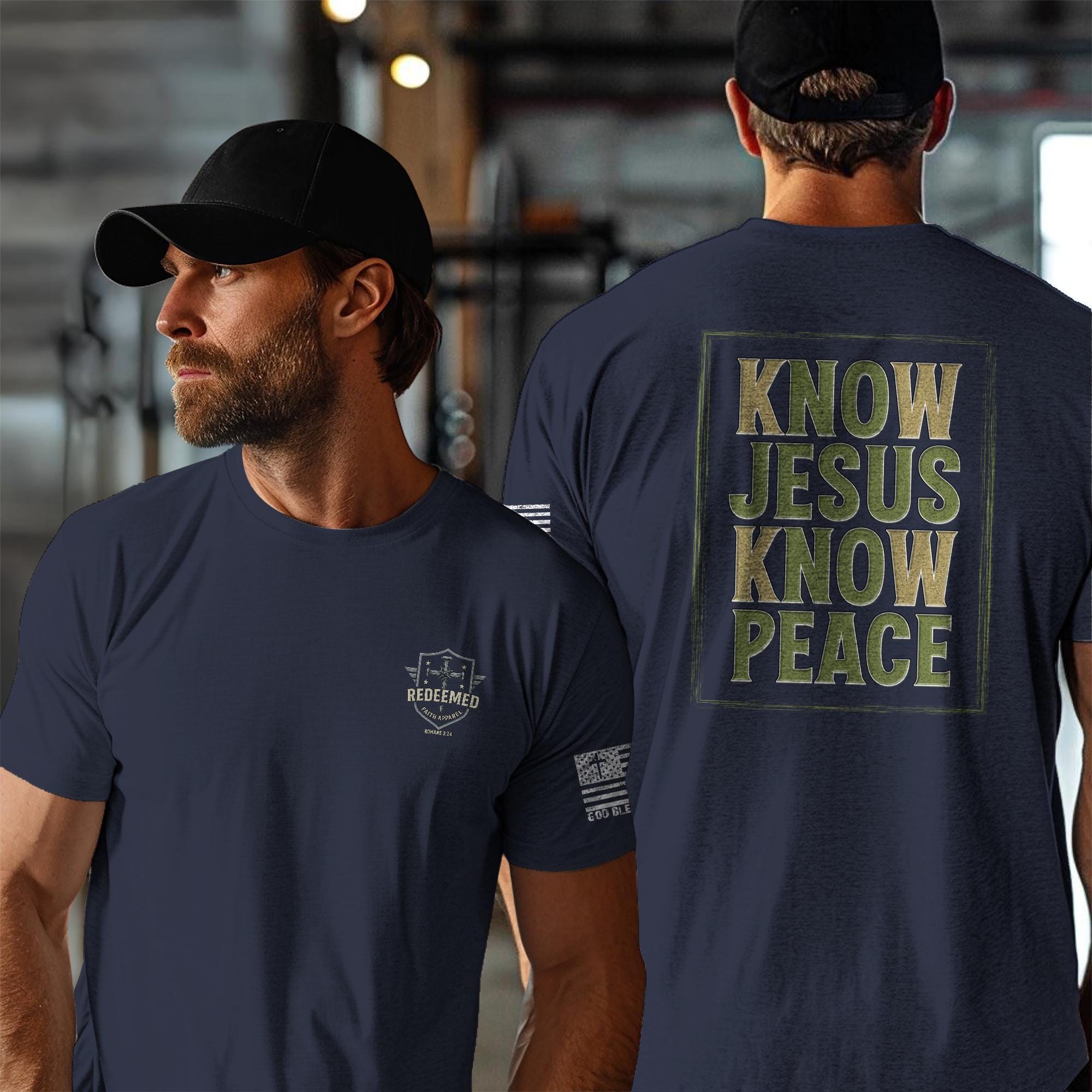 Know Jesus Know Peace Shirt - Christian Gospel Tee