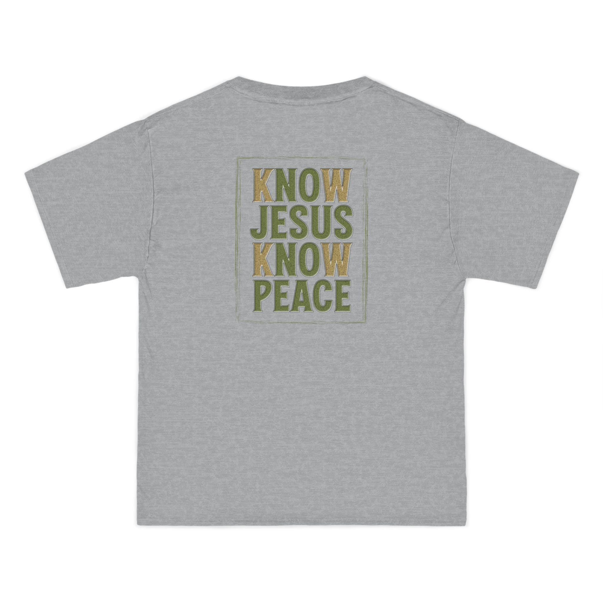 Know Jesus Know Peace Shirt - Christian Gospel Tee
