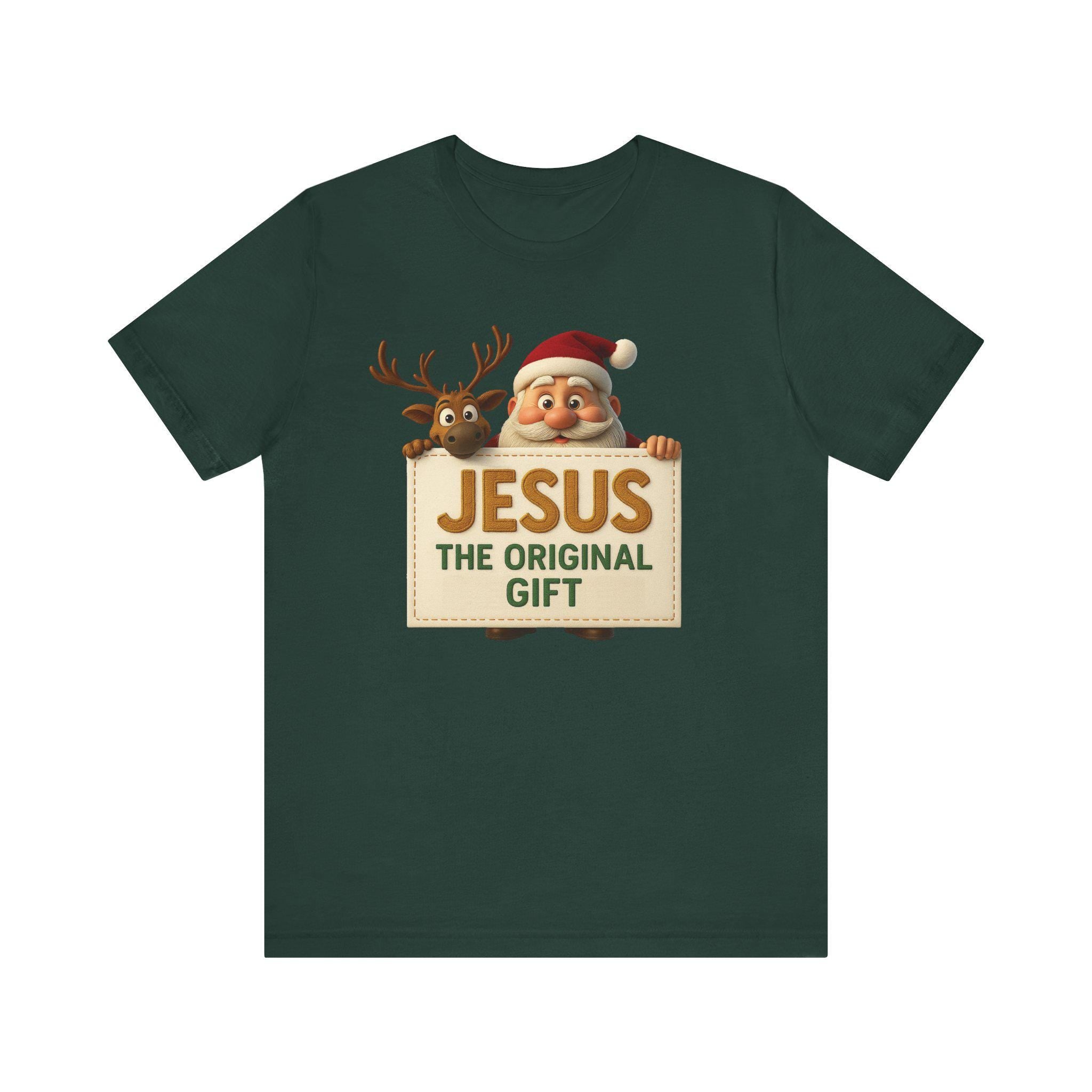 Jesus The Original Gift Christian Christmas Shirt or Sweatshirt, Redeemed Faith Apparel, Faith Holiday Gift, Christmas Collection T-shirt