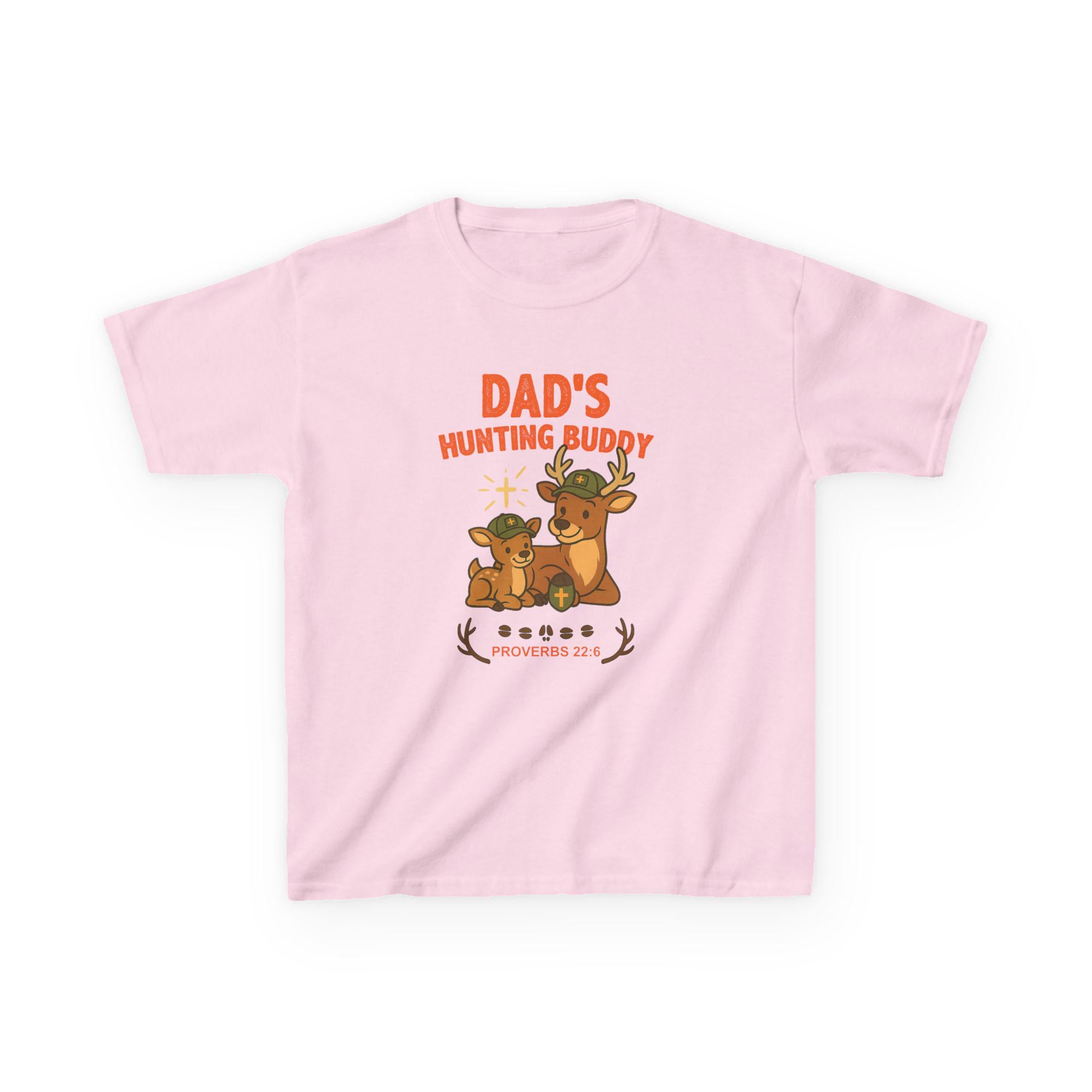 Personalized Hunting Buddy Shirt, Custom Name, Kids Christian Deer Tee, Proverbs 226, Daddy, Grandpa, Papa, Gift, Camo Faith Outdoors