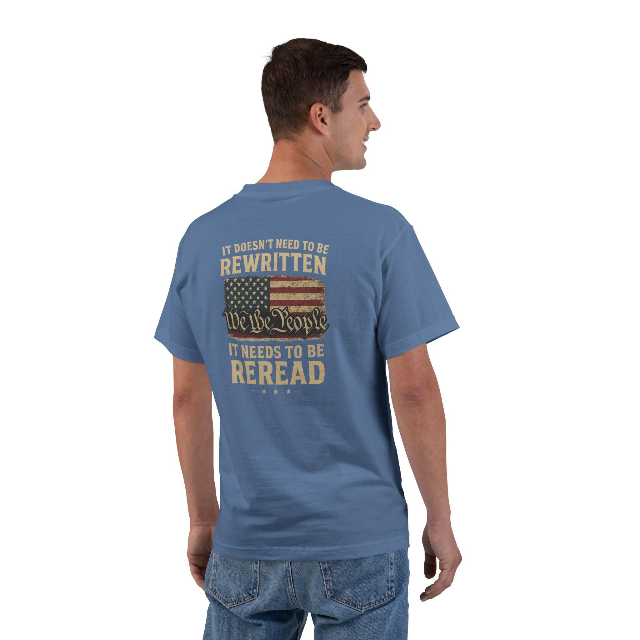 We The People American Flag Shirt: Patriotic Constitution Tee