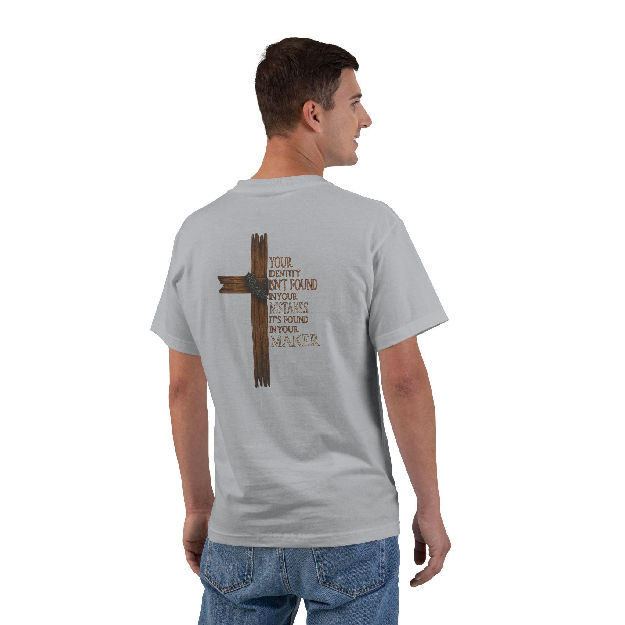 Christian Cross T-Shirt: Redeem Your Identity Graphic Tee