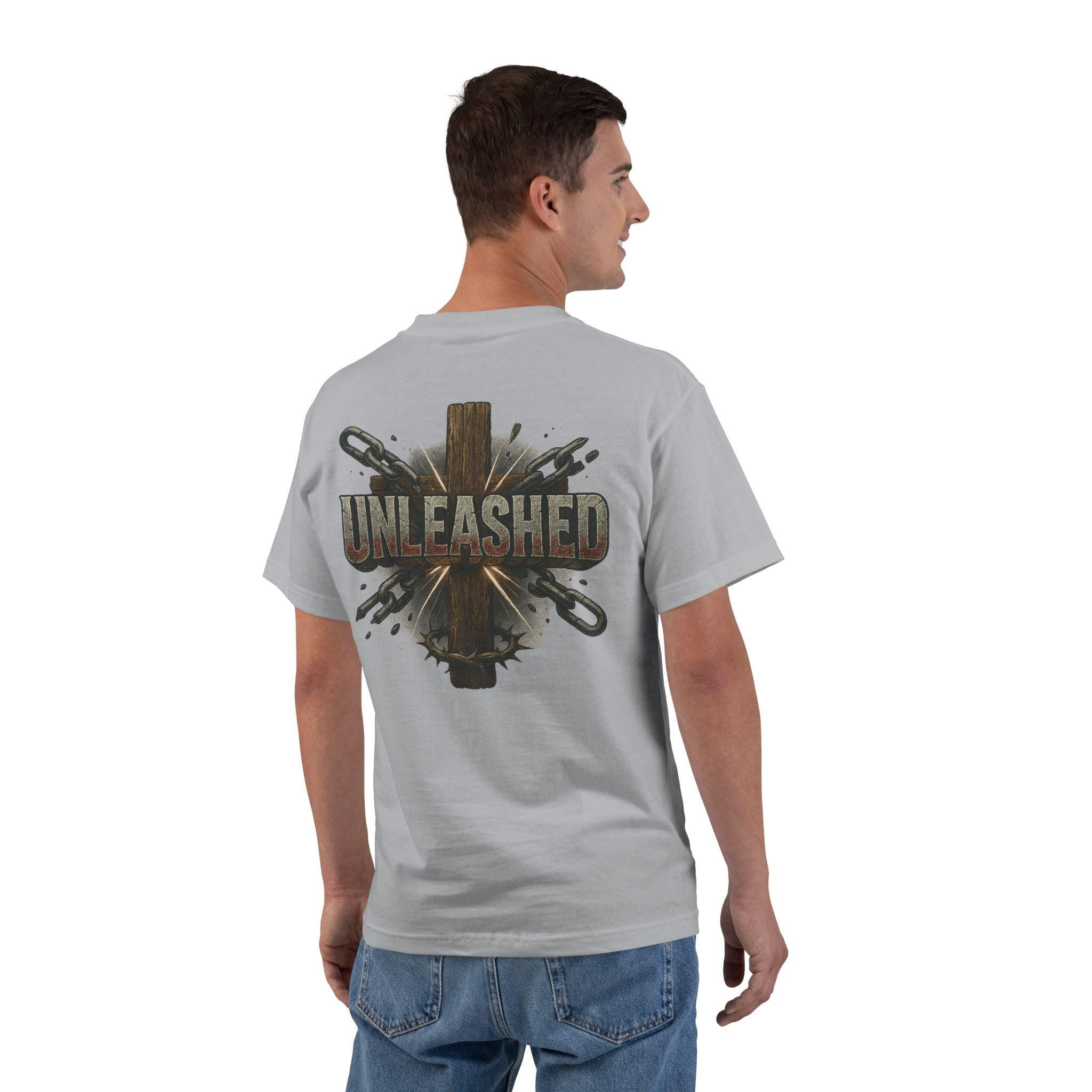 This Unleashed Christian T-shirt isnt just apparel, its a declaration of bold faith strength, and unstoppable purpose. Charlie Kirk T-Shirt