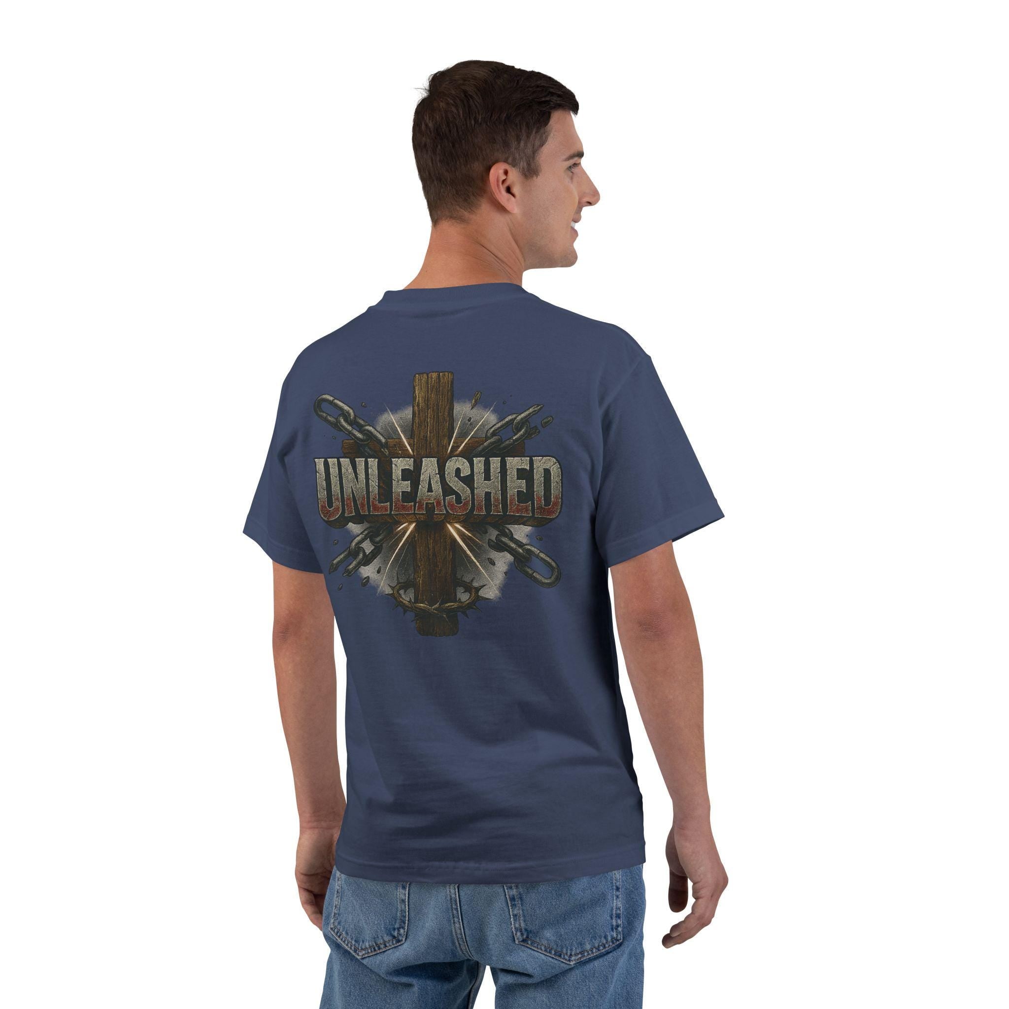 This Unleashed Christian T-shirt isnt just apparel, its a declaration of bold faith strength, and unstoppable purpose. Charlie Kirk T-Shirt