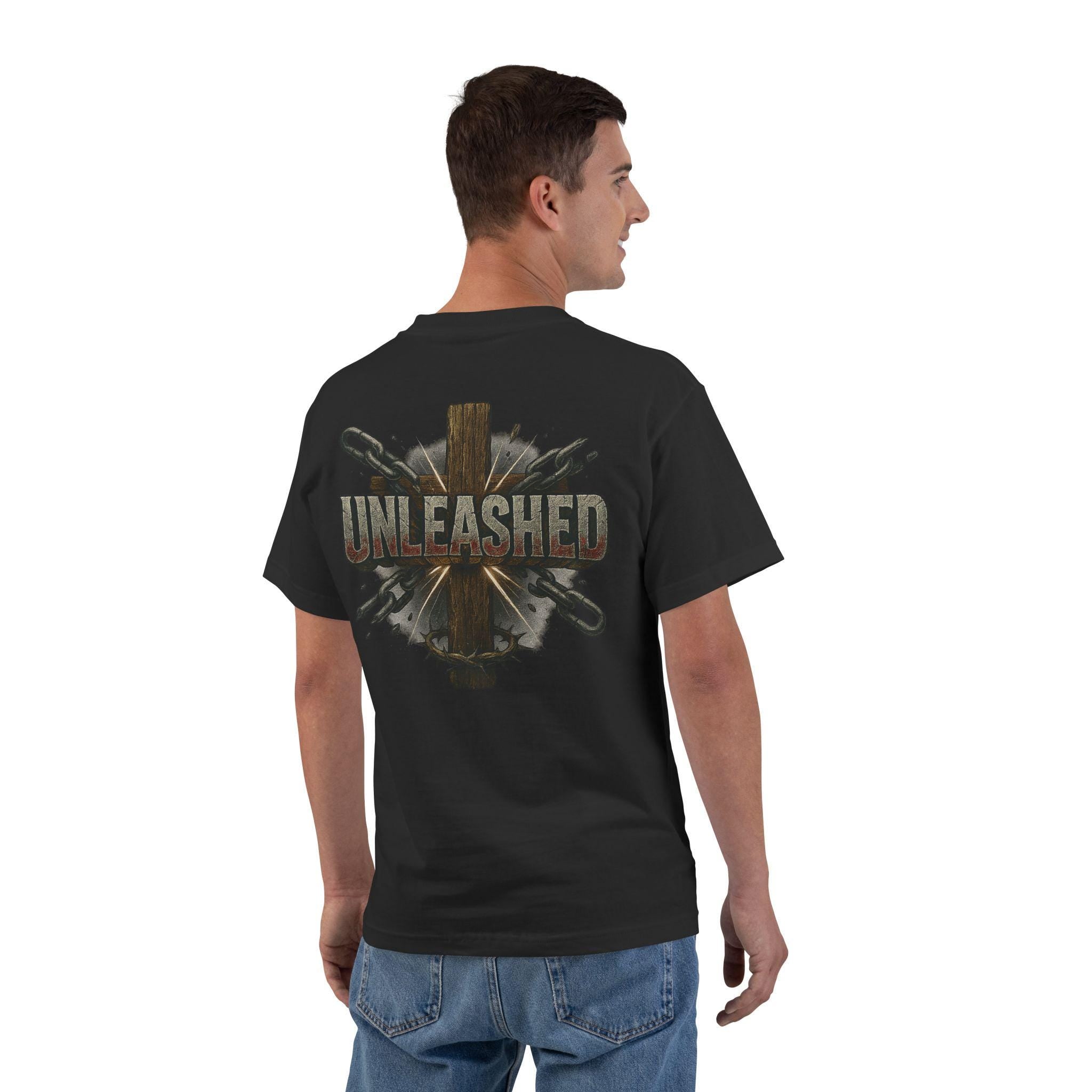 This Unleashed Christian T-shirt isnt just apparel, its a declaration of bold faith strength, and unstoppable purpose. Charlie Kirk T-Shirt